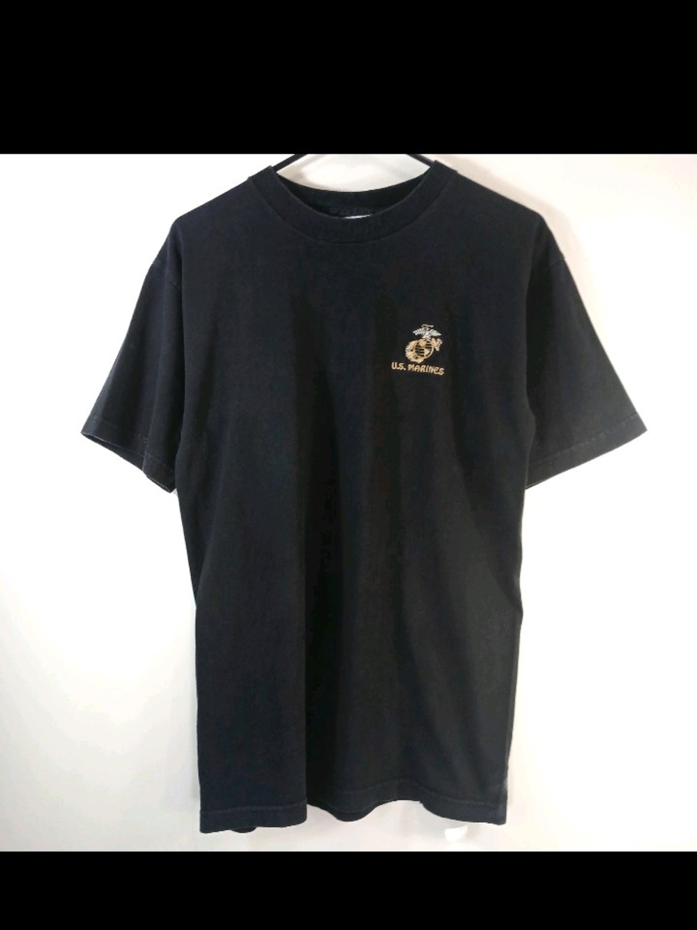 Basic Issue U.S. Marines Black Short Sleeve Crewneck T-Shirt